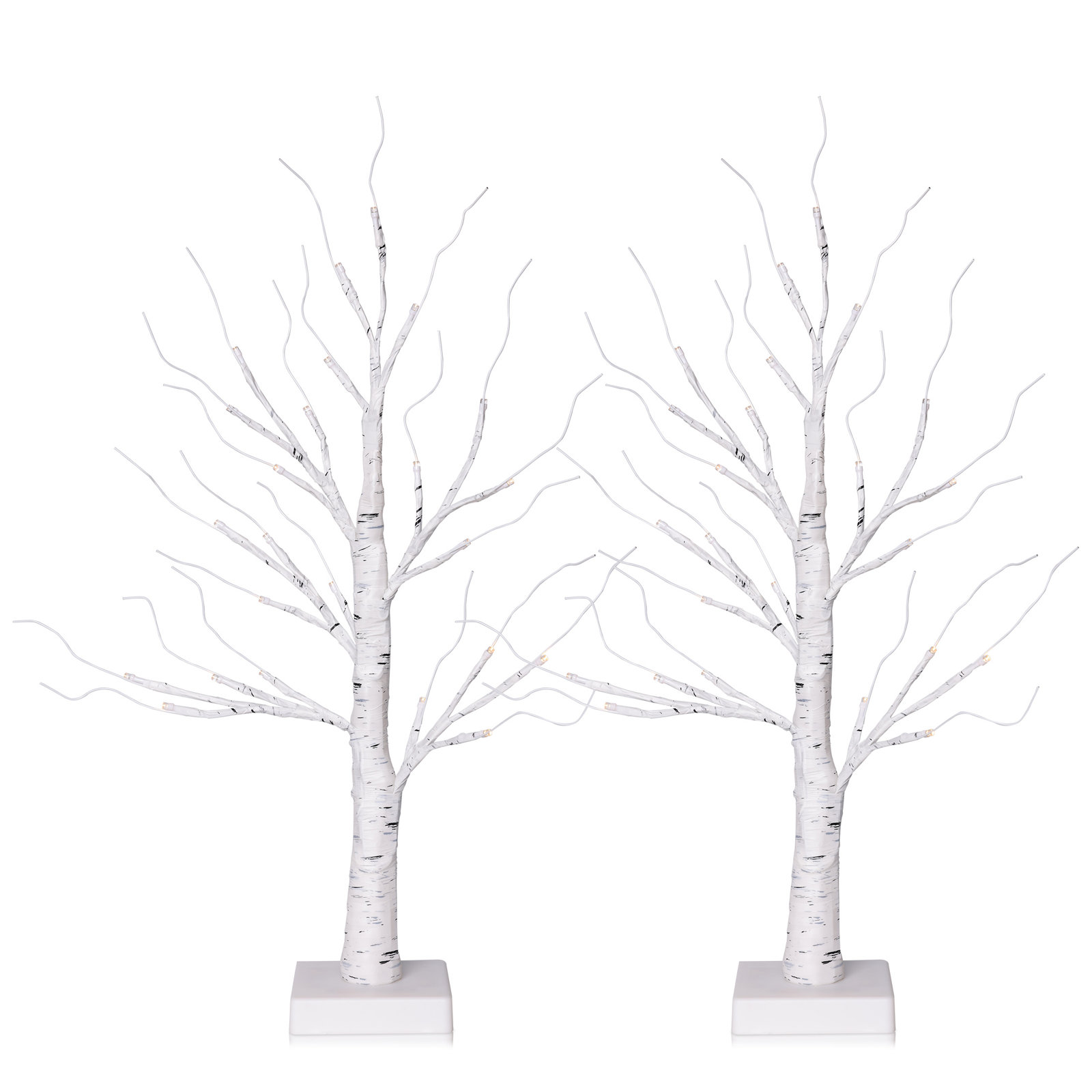 Adcock 2' Lighted LED Birch Tree
