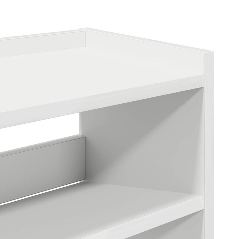12 Pair Shoe Rack, White