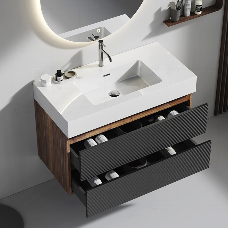 Meuble-lavabo moderne avec caractéristiques avancées et design élégant