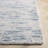 Touete Ebony Hand Tufted Wool/Cotton Abstract Rug in Ivory/Light Blue-1425343513