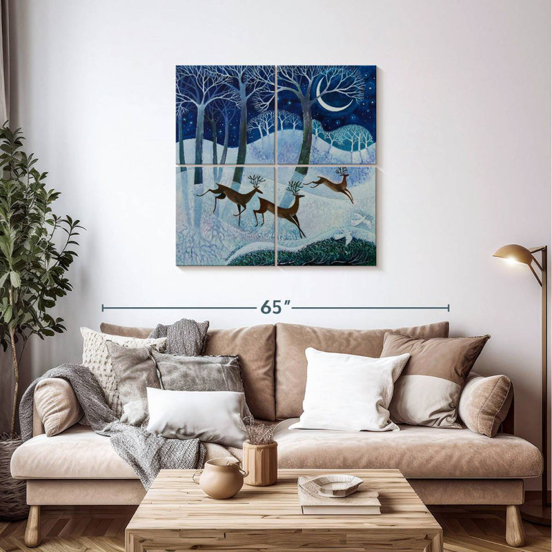 Deep Mid Winter, 38" H x 38" W