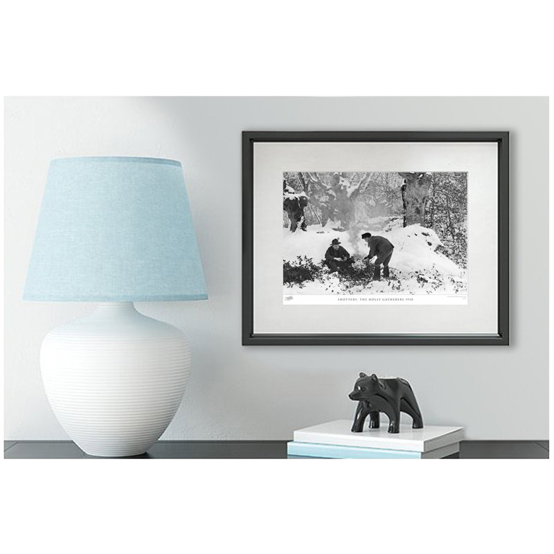 Shottery, the Holly Gatherers 1910 1 Piece Single Picture Frame Wall Art, 28cm H x 36cm W x 2.3cm D