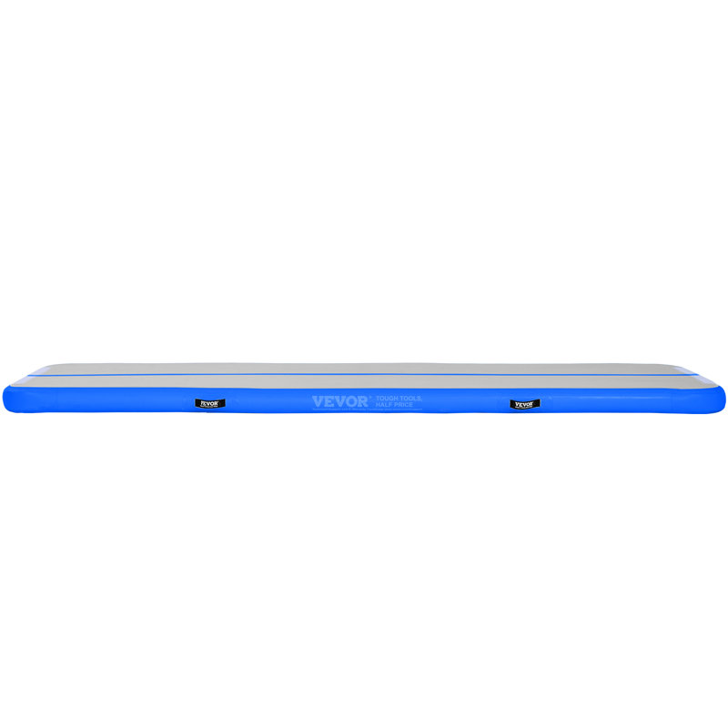 Blue PVC Inflatable Gymnastics Tumbling Mat, 118"
