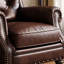 Fauteuil inclinable réglable en similicuir pour balcon-1734255533