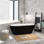 Baignoire de trempage autoportante en acrylique 67 po. X 29,5 po.-101947311