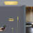Cesena Gold Thermostatic Recessed LED Shower System Remote Controlled Rainfall Luxury
