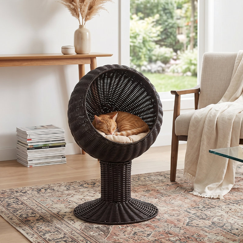 Lit pour chat Kitty, Marron foncé