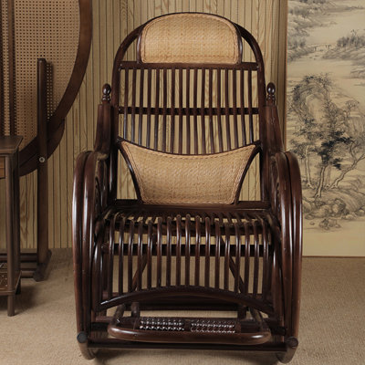 Rattan Woven Casual Lazy Home Rocking Chair Rocking Chair