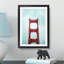 The Top of the Golden Gate Bridge - Picture Frame Painting Print-56855752-56855755