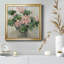 Geranium en pot - Peinture sur toile encadrée-614091810-614091815