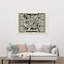 «Wild Ocelot Duality Abstract Cat Landscape Nature», reproduction d'art murale-129968208