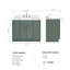 Meuble-lavabo simple en bois massif 42 po avec plateau en quartz Carrara de 1,5 po Occhipinti-97091601-95016750