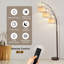 Lampe sur pied 80 po à 3 lumières à intensité variable de 3 couleurs à température variable avec télécommande-273687189-290191603-275965013