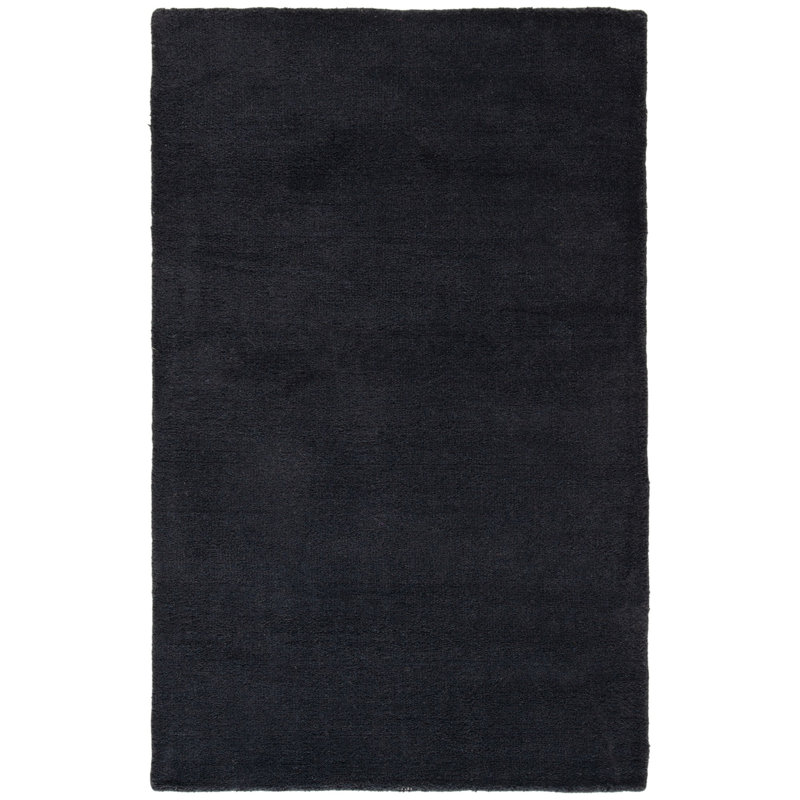 Frann Hand Tufted Wool Solid Color Rug, Rectangle 3' x 5'