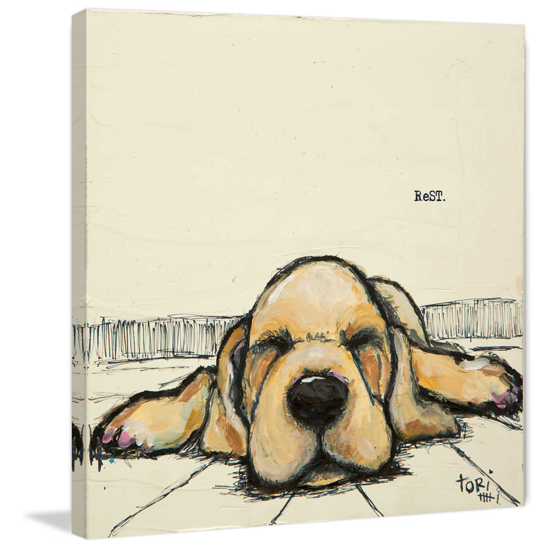 " Rest ", 12" H x 12" W x 1.5" D