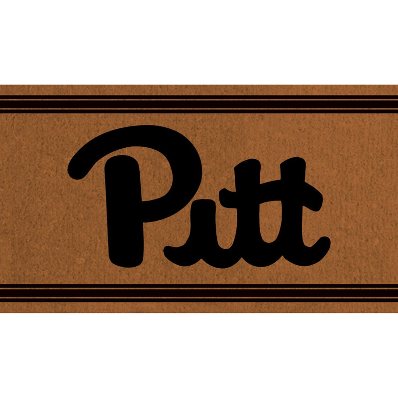 28 in. x 16 in. NCAA Indoor/Outdoor Doormat, Pitt