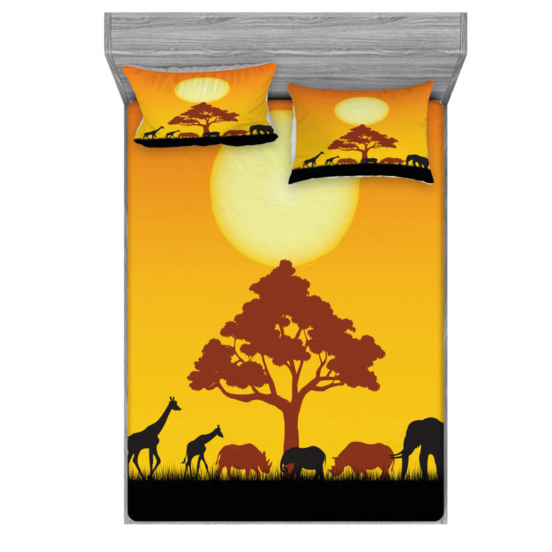 Microfiber Sheet Set, Full Sheet Set with Fitted Sheet