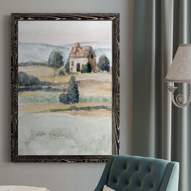 À la campagne II, H 37,5 po x l 27,5 po x P 1 po, Noir