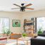 Rish 52'' Ceiling Fan with Light Kit-1813762455