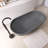 Oval Solid Surface Bathtub, Freestanding Soaking Bathtub-111988031