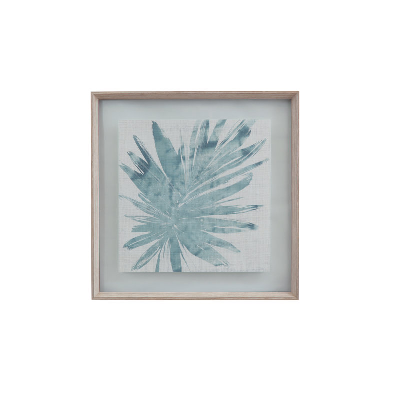 Impression sur toile Burlap Ocean Palm III