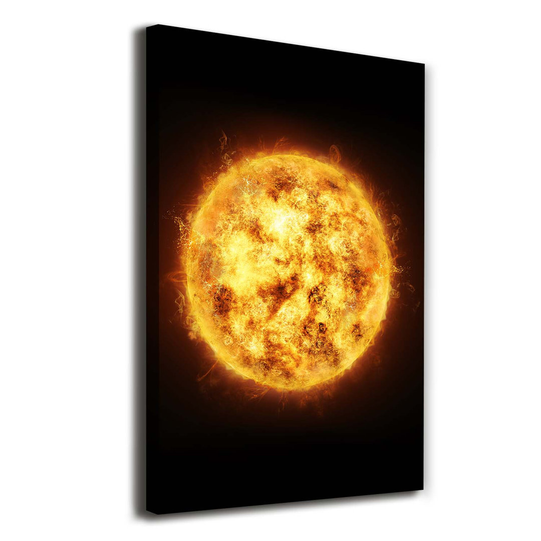 Sonne - Kunstdrucke auf Leinwand - Wrapped Canvas