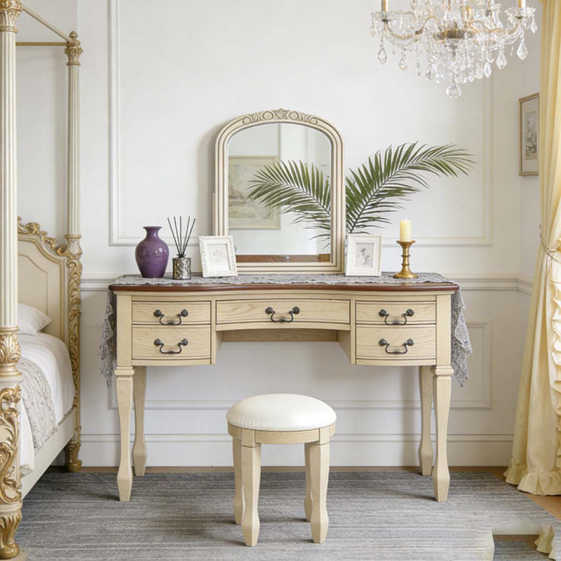 46" Vintage Makeup Vanity