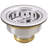 3-1/2" Wing Nut Twist Style Kitchen Sink Basket Strainer-21699047