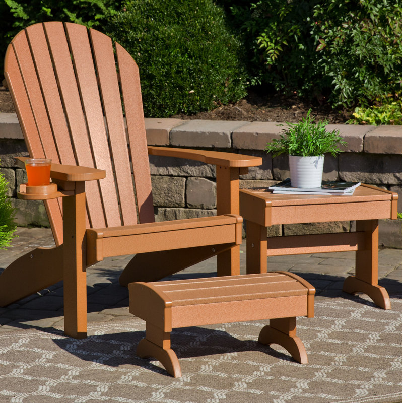 Aatikah Outdoor Adirondack Chair, Cedar