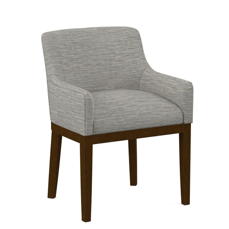 Upholstered Arm Chair, 61555-75, Black