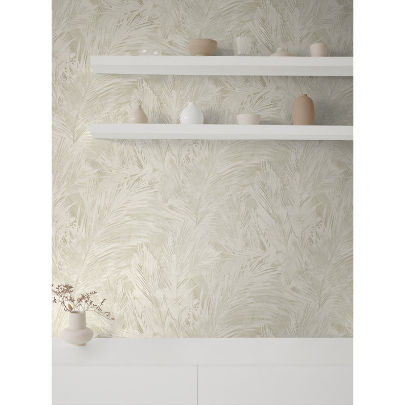Papier peint floral Alisson, Sables blancs