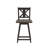 Bakersville Modern Farmhouse Wooden Swivel Bar and Counter Stool-85641632-85641633