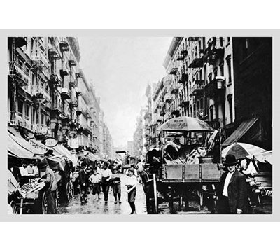 "street market" , reproduction de photo