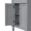 Meuble-lavabo simple avec grandes tablettes de rangement-1854793960