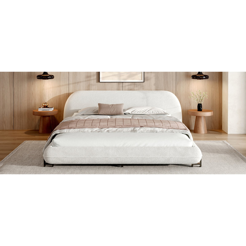 Lit tapissier Boucle