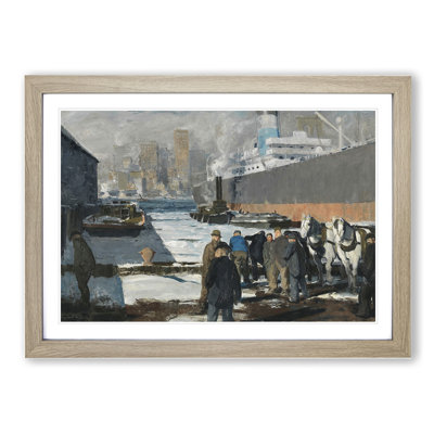 Men of the Docks by George Bellows - Picture Frame Painting