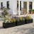 10" H x 36" W Outdoor/Indoor Rectangle Planter Box Metal Garden Bed Planter with Drainage Holes for Patio Lawn-1132969226-1132969229