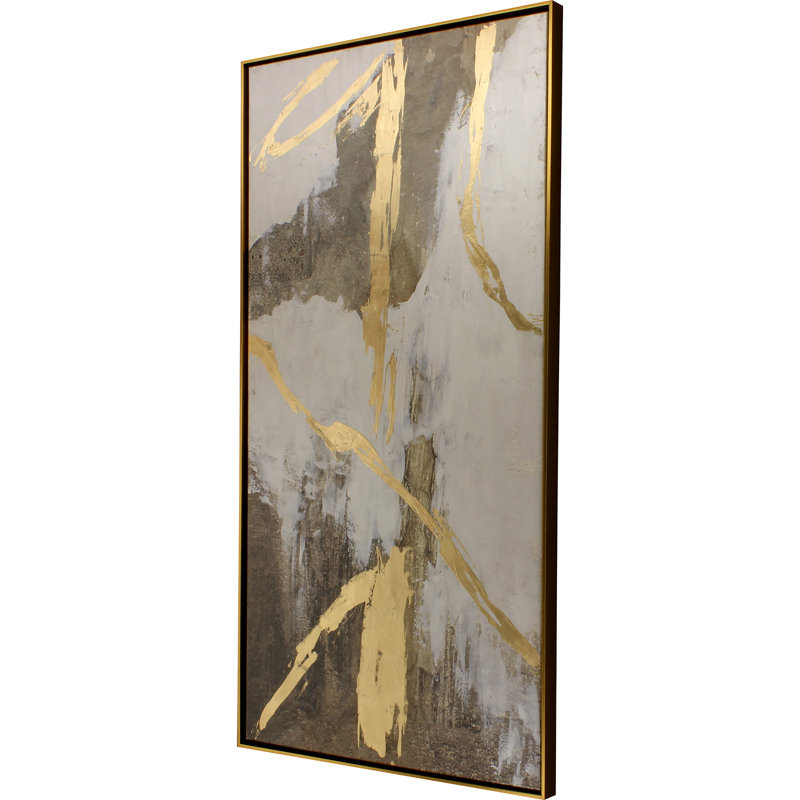 Metallic Expression I Painting by THE Studio
