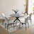 Cappelletti Round Steel Pedestal Dining Table Set-810087414-868054043