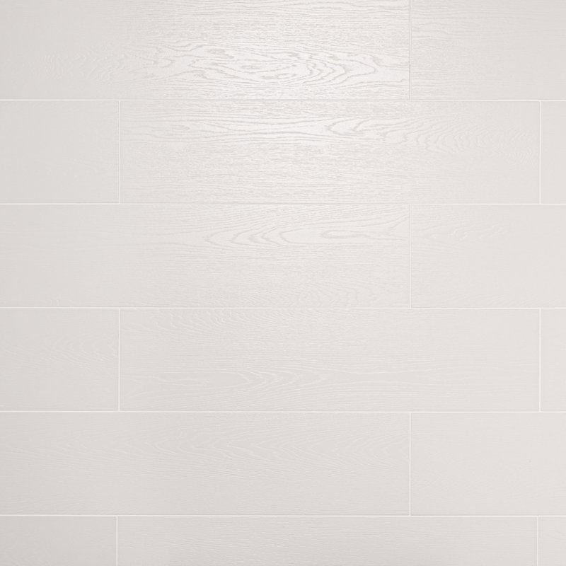 Phora 8.5" x 35" Porcelain Wood Look Wall and Floor Tile (14.63 sq. ft. / Case), Black