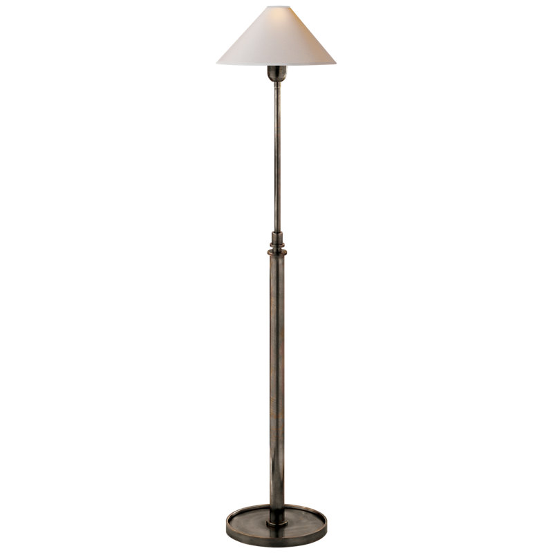 J. Randall Powers Hargett Floor Lamp, Bronze, Fabric