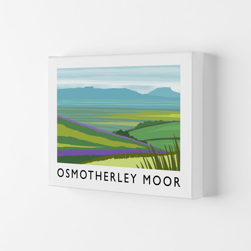 Osmotherley Moor by Richard O'Neill - Print, Wrapped Canvas, 29.7cm H x 42cm W x 4cm D