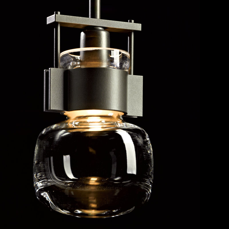 Cuff 1 - Light Single Globe Pendant, Dark Smoke, Medium