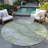 Machine Washable Indoor/Outdoor Cinead ACN1701 Aloe Rug-104539837