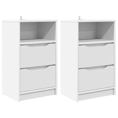 40cm W Manufactured Wood Bedside Table