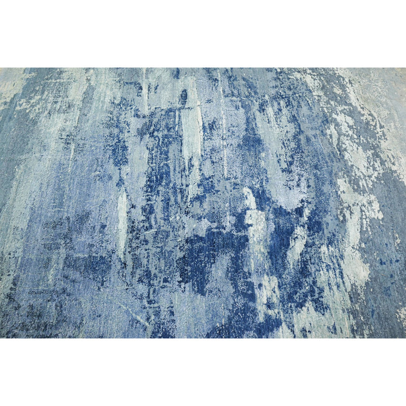 Tapis rectangulaire noué à la main 4 pi x 6 pi Rectangle