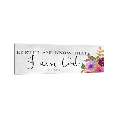 Be Still And Know by Kimberly Allen - Panoramic Print on Canvas