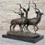 Statue Kudu Antelope Family