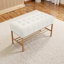 Banc de rangement rembourré Modern Linen