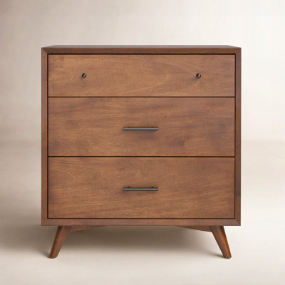 Williams 32'' W 3-Drawer Vertical Mahogany Chest